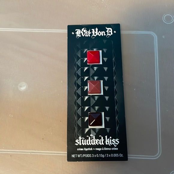 Kat Von D Other - Host Pick ⭐️ NWT 👄3 Kat Von D studded kiss crème lipstick 💄